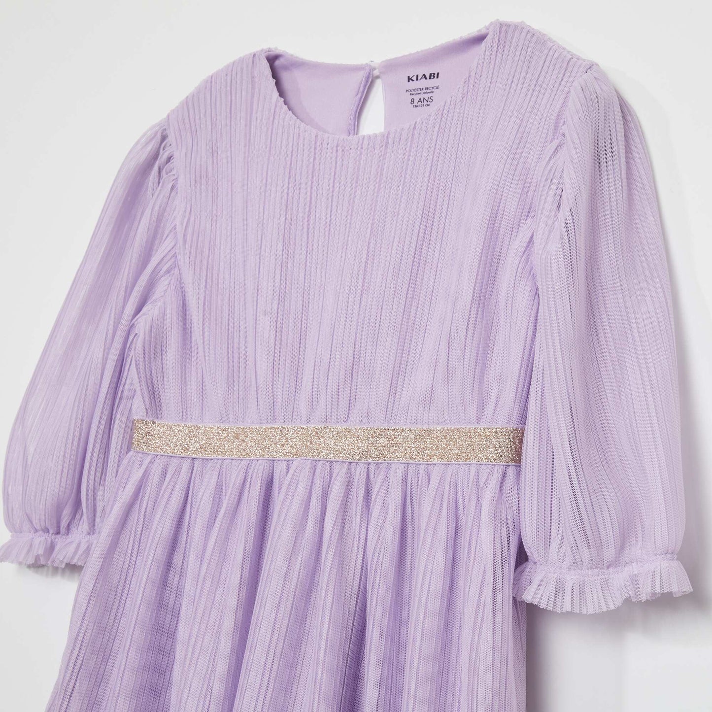 Pleated dress PURPLE