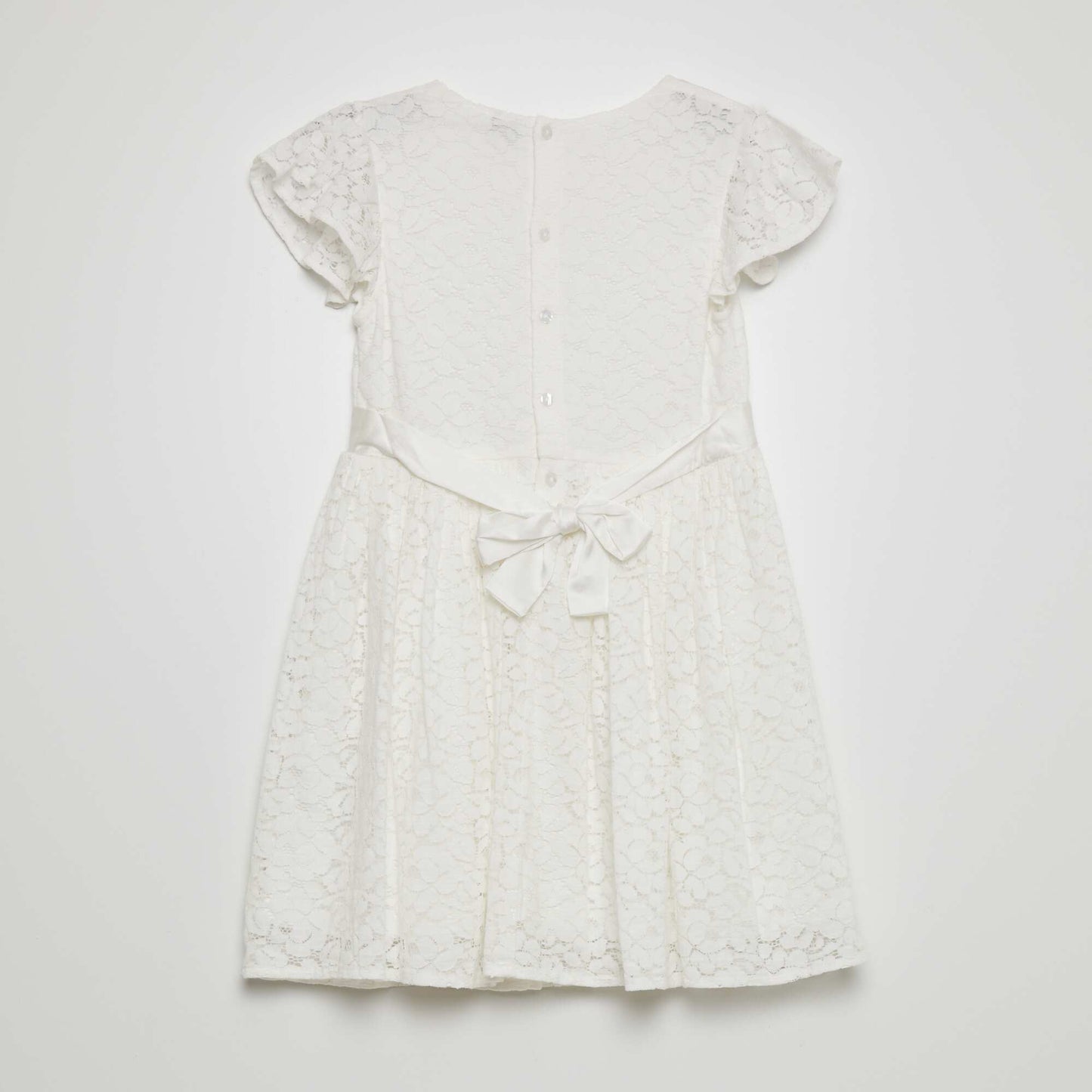 Lace party dress WHITE