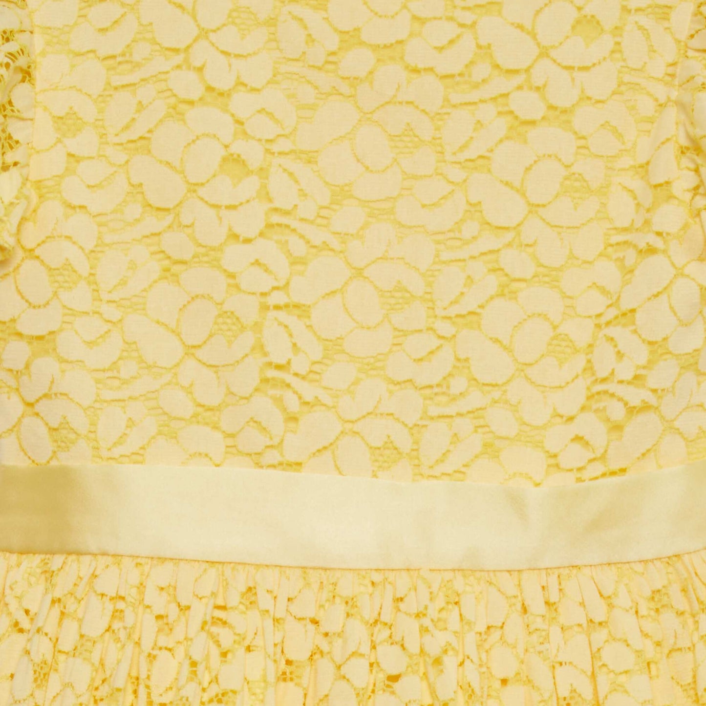 Lace party dress YELLOW