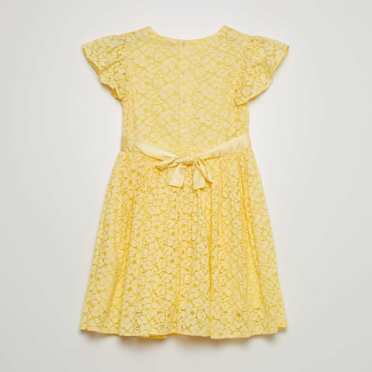 Lace party dress YELLOW