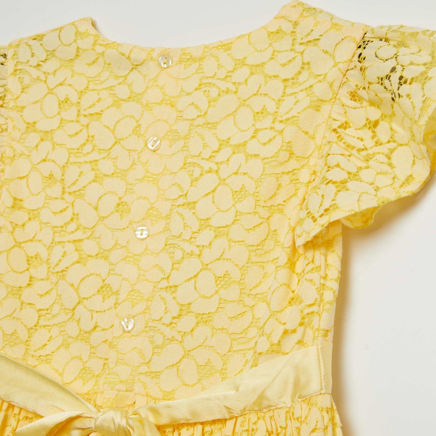 Lace party dress YELLOW